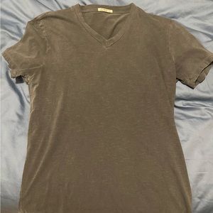 Buck Mason XS Slub Curved Hem V-Neck Tee